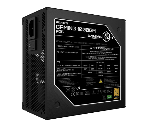 Gigabyte Gaming 1000GM PG5 1000W 80 Plus Gold - 1608626 - zdjęcie 3